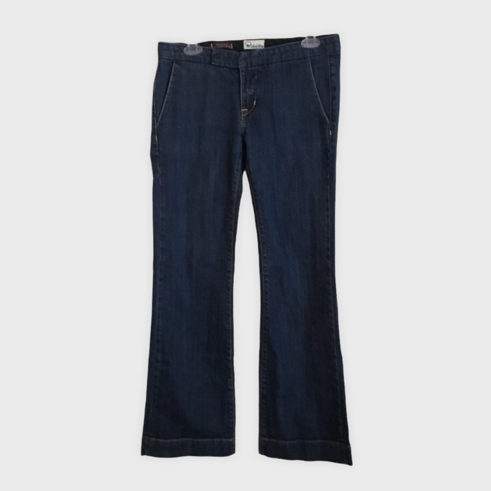 Fidelity The Dream Low Rise Clean Denim Trouser Blue Size 29 #110